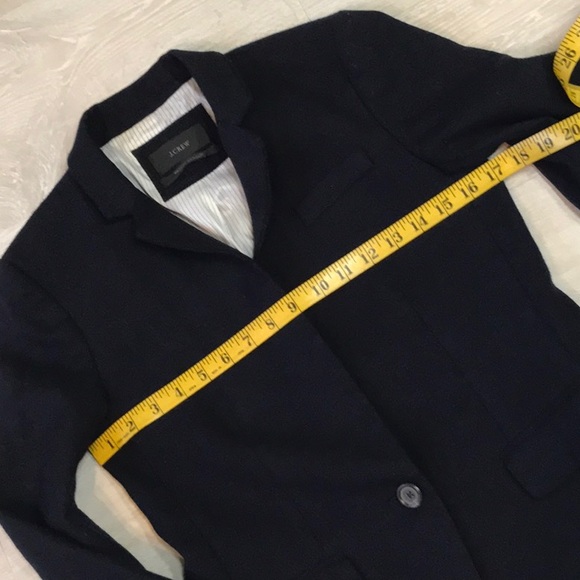 J.Crew dark navy wool one button Regent blazer jacket - Picture 8 of 11